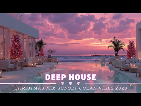 Deep House Christmas Mix ✨ Winter Holiday Chill Mix ~ Festive Sunset Vibes & Relaxing Grooves