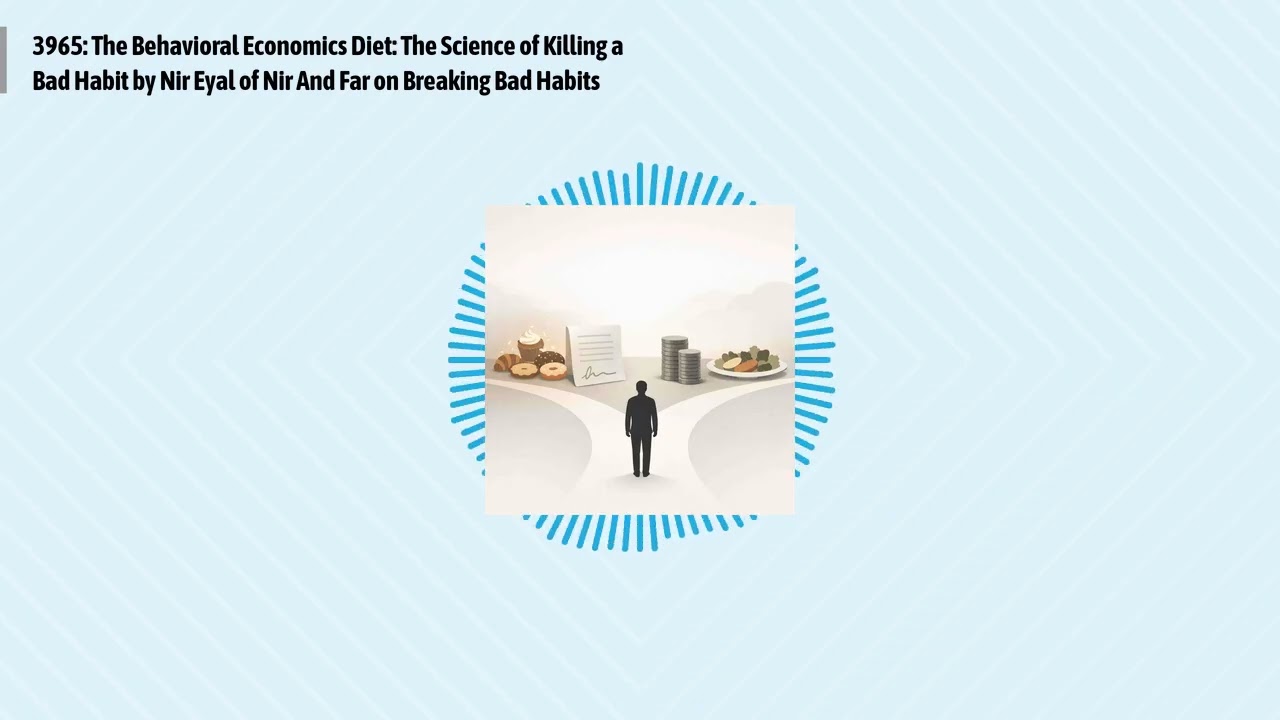 3965: The Behavioral Economics Diet: The Science of Killing a Bad Habit by Nir Eyal of Nir And...