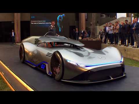 Thumbnail for 1937 Mercedes-Benz W125 inspiration for Mercedes EQ Silver Arrow electric concept car Pebble Beach by Mercedes-Benz W125, Supercar, SEAT, Concept car, Mercedes-Benz, Car, Vehicle, Van