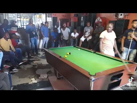 Pool tricky shot by PHILANI MAZAMBANE