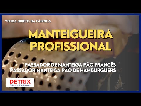 Manteigueira Profissional - Passador de Manteiga Pão Francês – Passador Manteiga Pão de Hamburgers