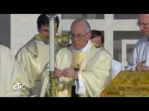 R.Frameglia. Papa a Monza 25.3.2017. Gloria a te Cristo Gesù - Lècot