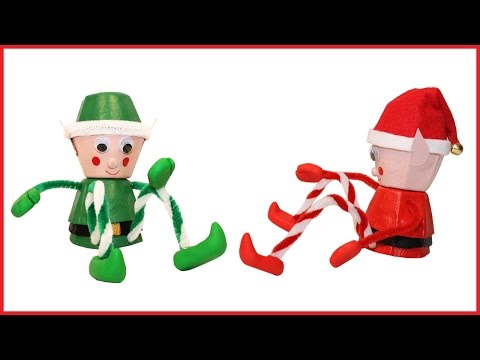 Bricolage petit lutin de Noël