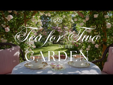 Tea for Two in the Garden • Peaceful Piano TV Background Music •  Quintessential Home