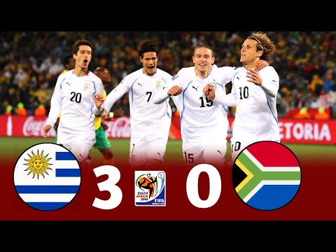 Uruguay 3 × 0 South Africa | 2010 World Cup Extended Highlights & Goals HD