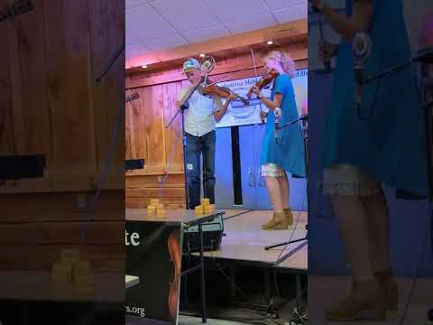 Lars and Kaitlyn Twin Fiddle Round 2 Mt State Fiddle Contest