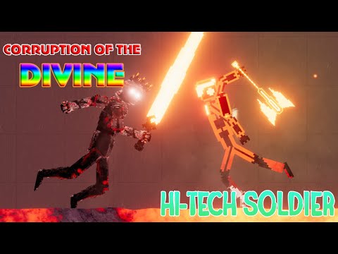 Hi-tech Soldiers vs Corruption of the Divine (PP Amod) - People Playground 1.21.3