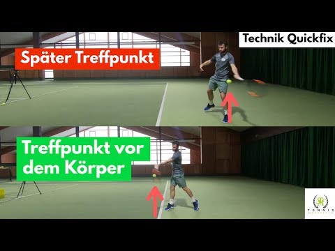 Treffpunkt Vorhand und Rückhand verbessern | Technik Quickfix | Tennis Mastery