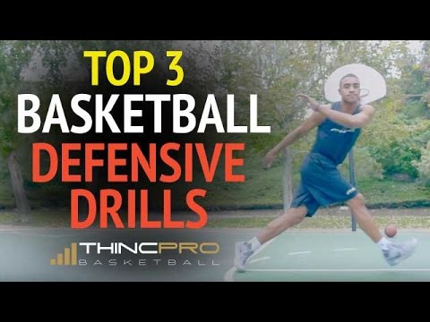 Top 3 BASKETBALL DEFENSIVE DRILLS - How to Improve Quickness for Basketball Defense