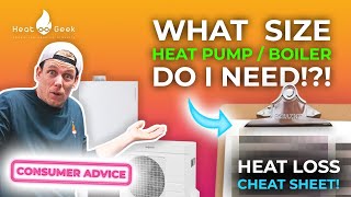 What Size Heat Pump/Boiler Do I Need? | Heat Loss CHEAT SHEET | Consumer Advice