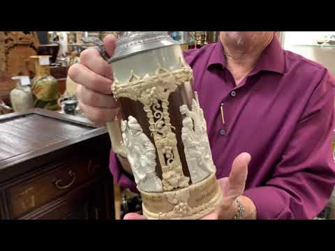 Rare Vintage Mettlach Villeroy & Boch Beer Stein #1005 Limited Edition Germany