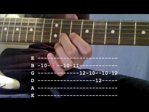 Guitar Lesson - How to Play "Trampled Underfoot" - With Tabs