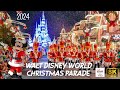 8K 2024 Christmas Parade Disney Once Upon A Christmastime Parade Live From The Magic Kingdom