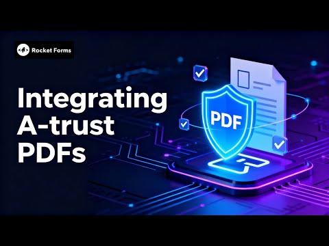 How to Add A-Trust Digital Signature to Your PDF in Rocket Forms | Secure & Sign Documents Easily