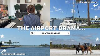 My Florida Trip Took a Turn 😬 🌴 Beach Time, Unpacking & What Happened