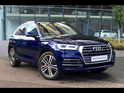 KJ17HYZ AUDI Q5 TDI QUATTRO S LINE BLUE 2017, West London Audi