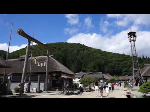 福島県下郷町　国重要伝統的構造物群保存地区「大内宿」OUCHI-JUKU 夏風景