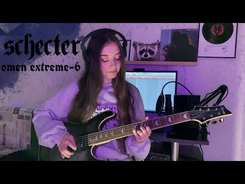 My new guitar. Schecter Omen Extreme-6