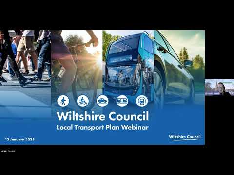Local Transport Plan LTP4 consultation webinar, 13 January 2025