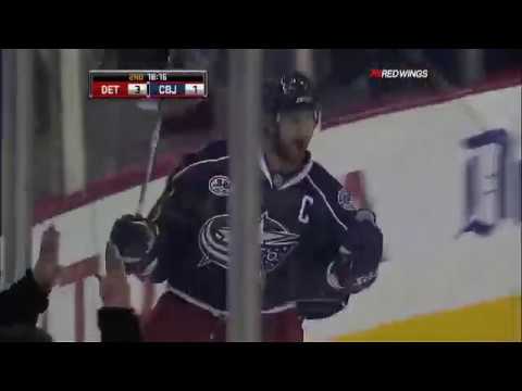 Rick Nash 1st Career Playoff Goal (Apr. 23, 2009)