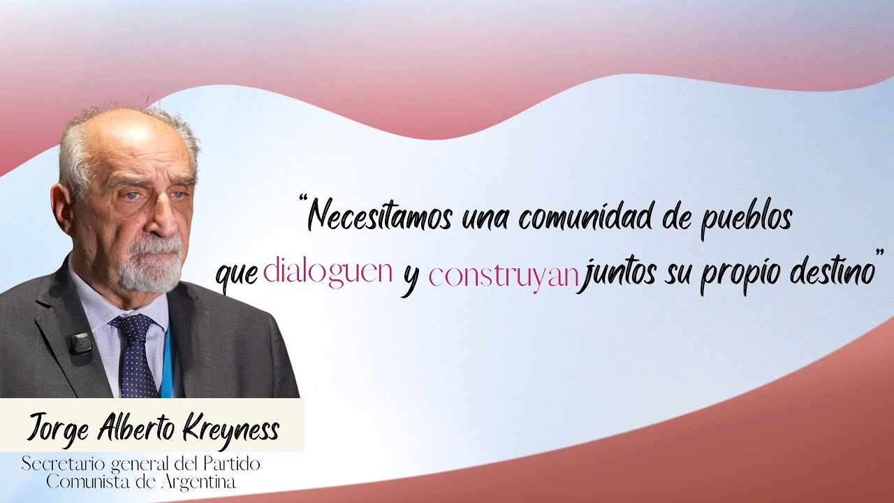Jorge Alberto Kreyness: "Necesitamos que los pueblos construyan juntos su destino"