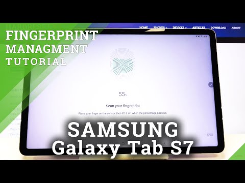 How to Add Fingerprint to SAMSUNG Galaxy Tab S7 – Set Up Screen Lock