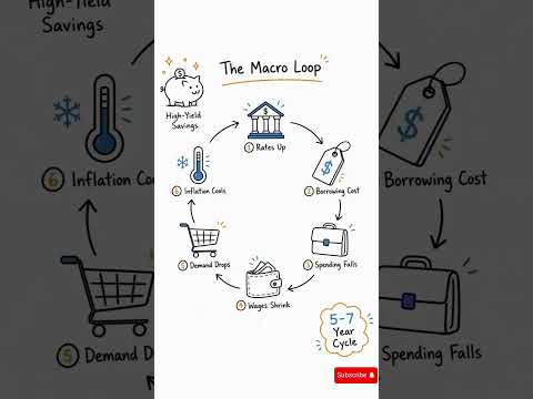 Thumbnail for Money, Interest & Income — Macroeconomics Explained in 60 Seconds #Macroeconomics #MoneyAndIncome by Macroeconomics