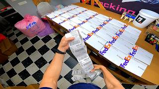 Fedex retail store stuff - counter work and packing