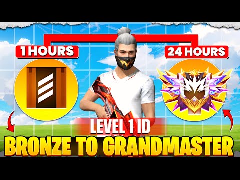 🗣️Bronze To Grandmaster 🔥 In New ID | Without Gun Skin Challenge | Solo 👑 Ep-2