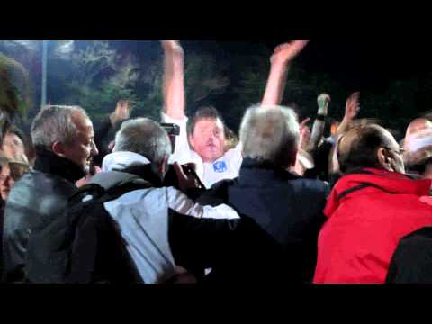 Joie des supporters - 7eme tour coupe de france (21/11/2011)