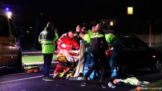 preview picture of video 'Vrouw zwaar gewond bij aanrijding op de Hoofseweg in Oosterhout (2015-01-31)'