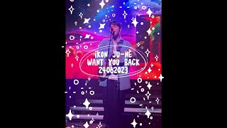 Download lagu iKON JU-NE SOLO Want You Back 20230624 FULL performance Essen Grugahalle @Take Off Tour #ikon #아이콘 mp3