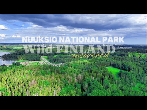 Flying over FINLAND's Wild Beauty | Nuuksio National Park 4K