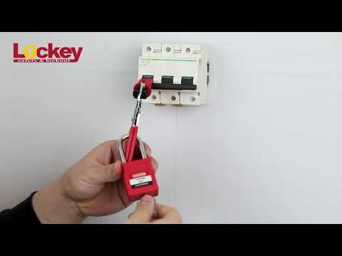 LOTO Hasp Red 38mm Lockout Tagout Safety Hasp