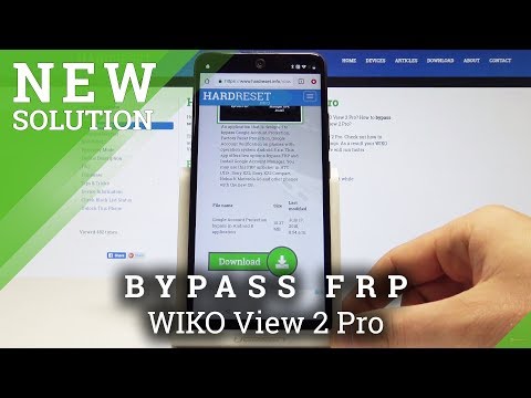How to Bypass Factory Reset Protection in WIKO View 2 Pro - Skip Google Verification