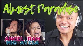 80's HITS with ANGEL RAM & MIG AYESA singing, "Almost Paradise" | REACTION vids with Bruddah Sam