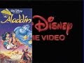 Opening Closing To Aladdin 1994 VHS Australia