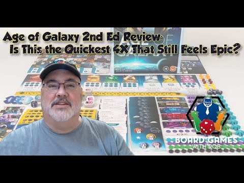 Age of Galaxy (Second Edition) Review ➔➔ Board Games with Rob