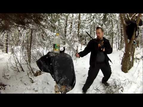 Sword test cutting with Zombie Slayer and North Star cutlass