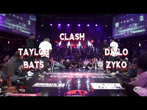 Taylor & Bats VS Zyko & Djylo | step 1 CLASH | Fusion concept 2016