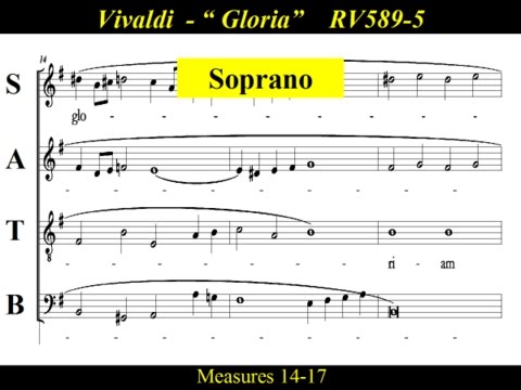 Vivaldi - Gloria - RV589 - 5 Propter Magnam Gloria - Soprano