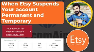 Why Etsy SUSPEND My Seller Account | Etsy Violation Permanent or Temporary Suspended | #etsy