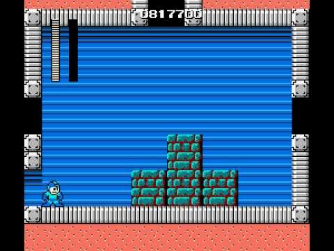 Mega Man 1 - Dr. Wily Stage 3 (buster only, no damage)