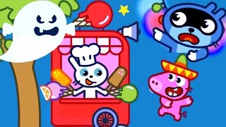 Storytime for Children | Kids Fun Games & Pango Bedtime Stories with Fire Truck and Ice Cream