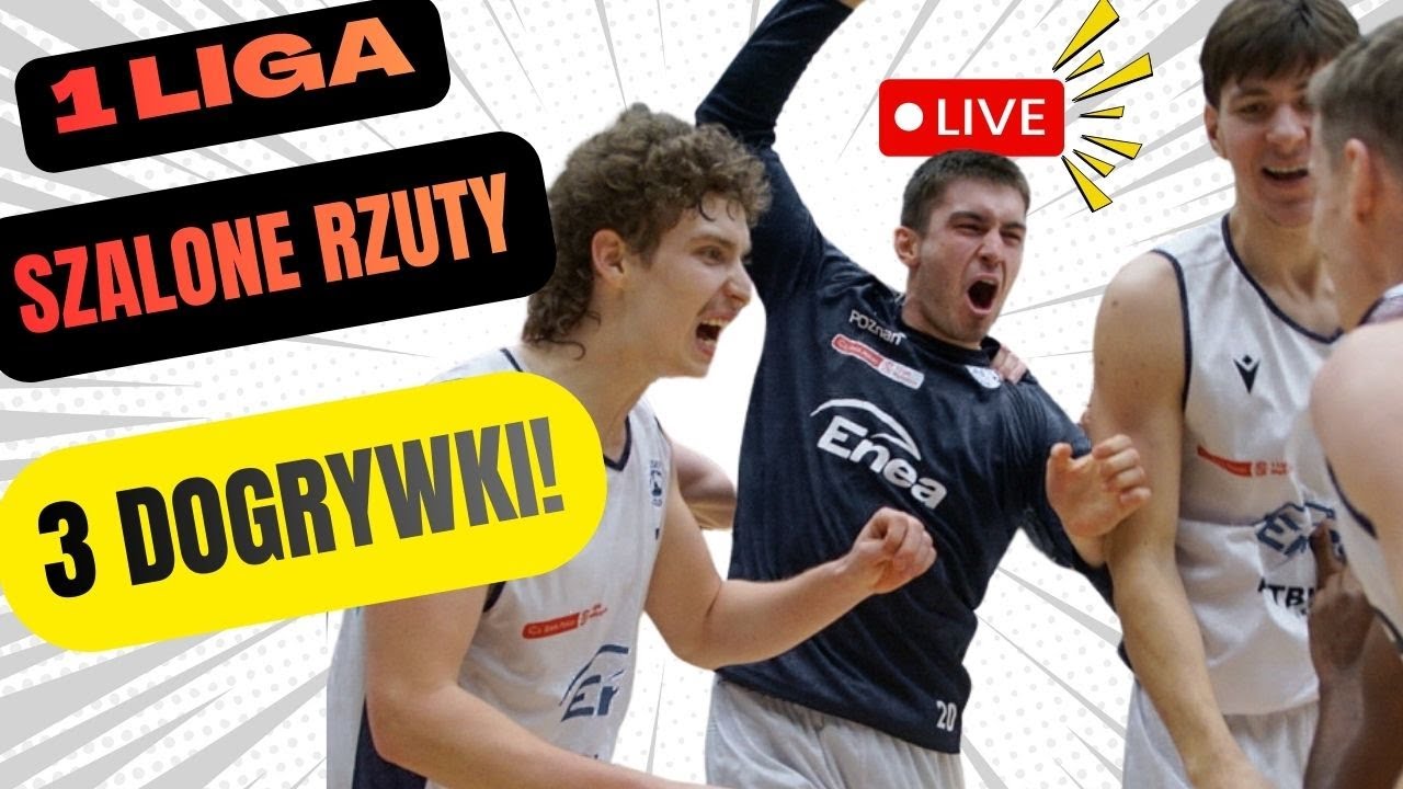 1 LIGA: 3 dogrywki, szalone rzuty! Chanas i Janczarczyk z gośćmi online