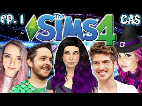 The Sims 4: Raising MAGICAL YouTubers - Ep 1 (Create A Sim & House Build)