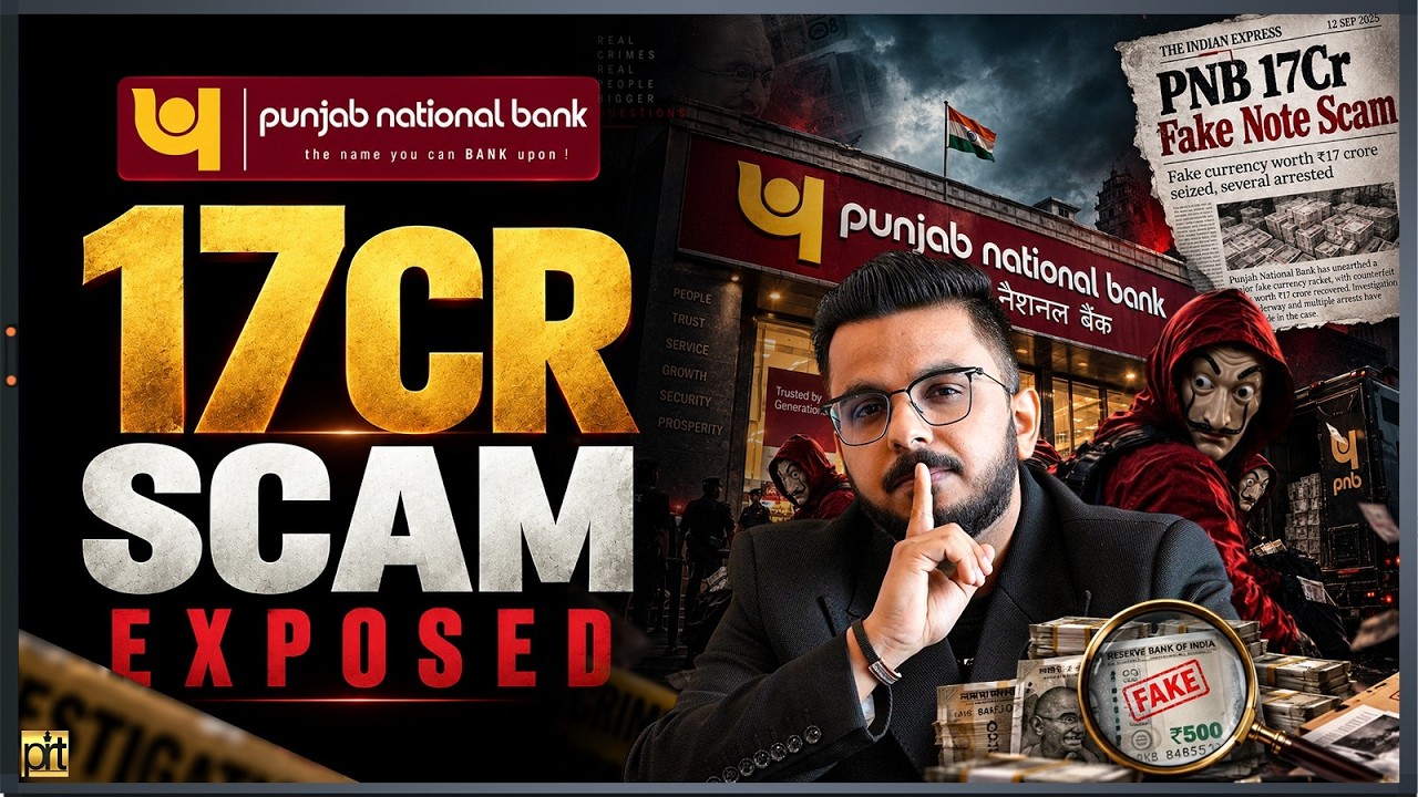Punjab National Bank Scam Exposed ⚠️  ₹17 Crore Counterfeit Notes in Bank Vault