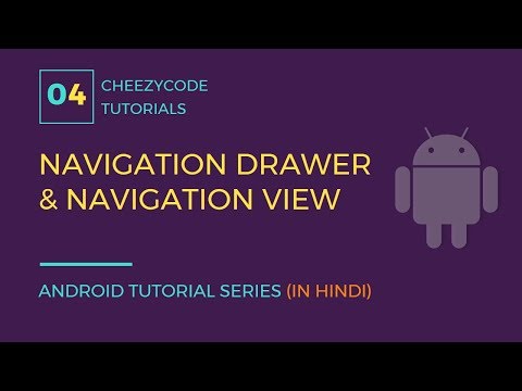 Android Navigation View | Navigation Drawer | Drawer Layout Tutorial With Example(in Hindi)