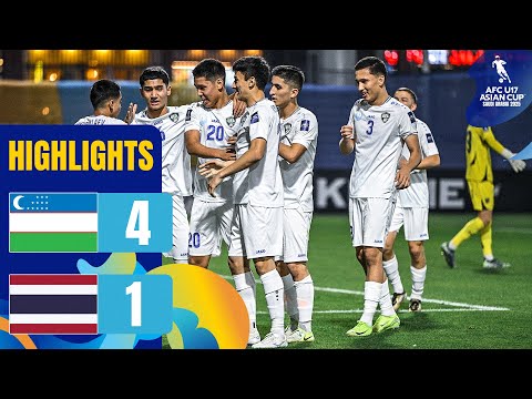 Uzbekistan vs. Thailand | Highlights | AFC U17 Asian Cup™ 2025