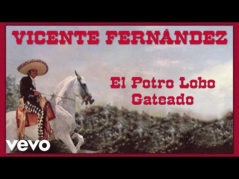 Vicente Fernández - El Potro Lobo Gateado (Letra / Lyrics)